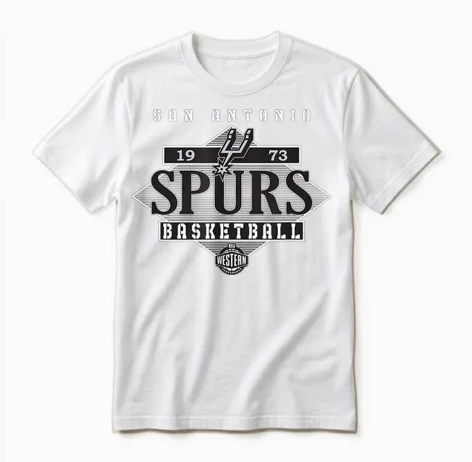 Offizieller Nba-Star Der San Antonio Spurs Im Diamant-Look Unisex T-Shirt in White