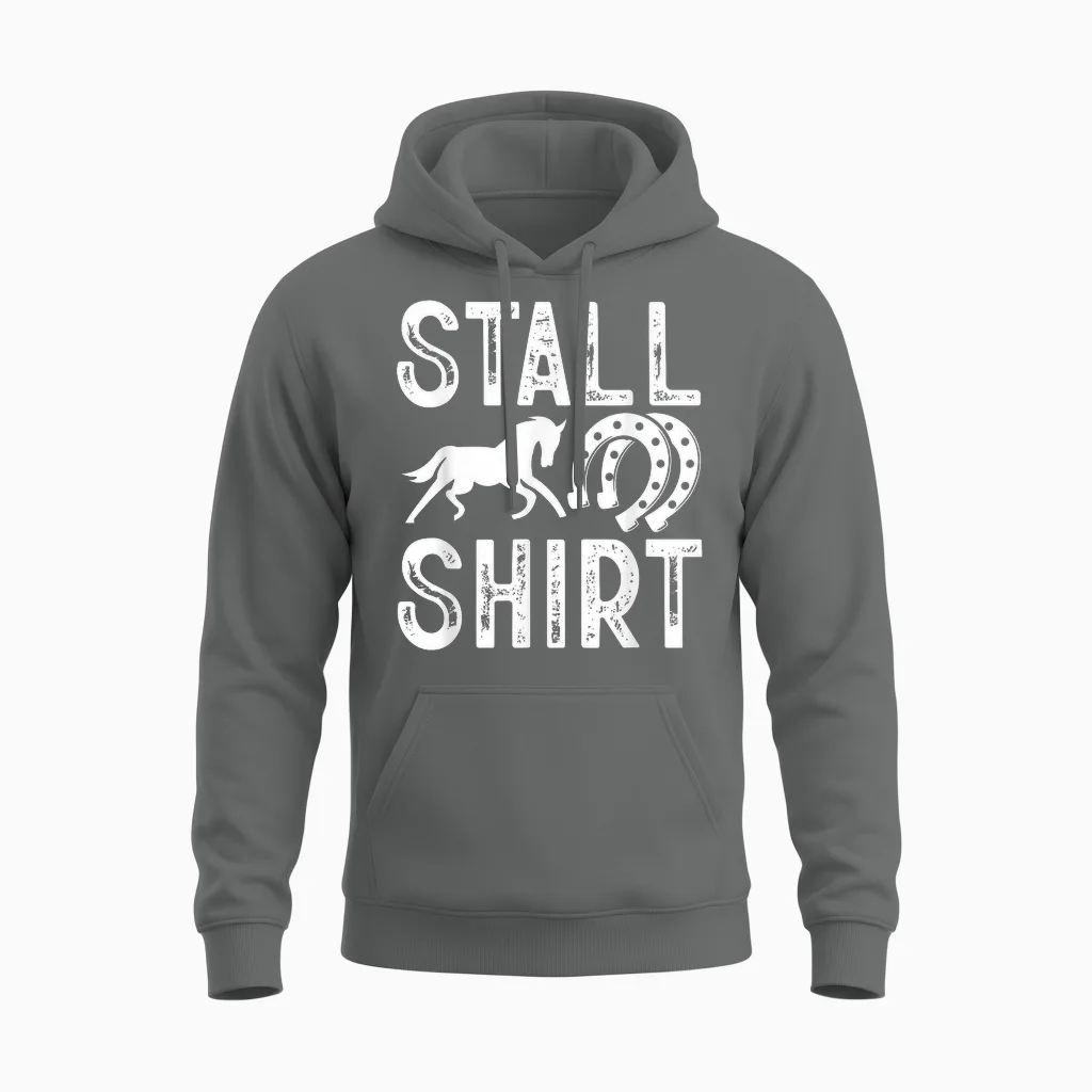 Stable Shirt Riding Horse Animal Horse Holder Women's T-Shirt, Black Unisex Hoodie in Graphite Heather