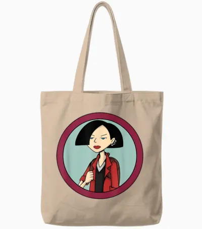 Mademark X Daria - Jane Lane “oh Bummer!” Daria Tote Bags - Natural