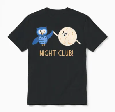 Night Club Retro Unisex T-Shirt - Black