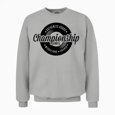 Championship Vinyl Unisex Sweatshirt - Ash