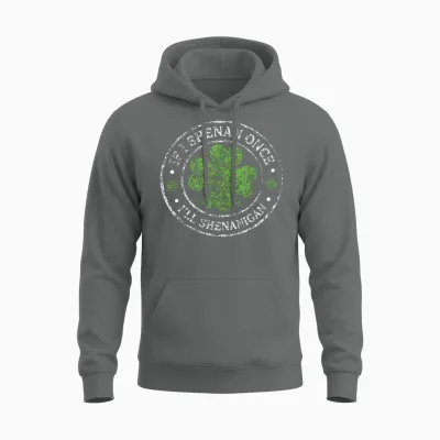 St Patricks Day if I Shenan Once I'll Shenanigan Funny Unisex Hoodie - Graphite Heather