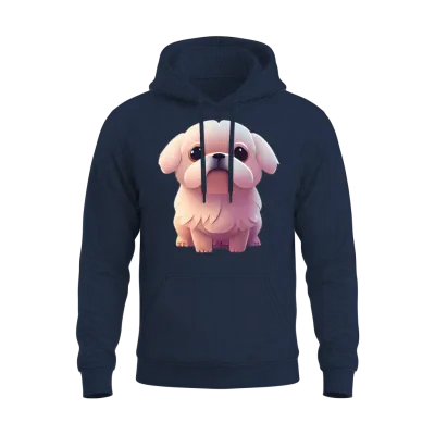 Dog Cute Puppy Dogs Unisex Hoodie - Navy