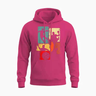Handball Handballer Boys Children Men Unisex Hoodie - Heliconia