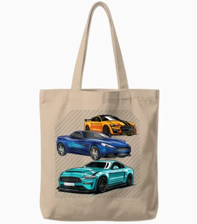 Sport Cars Lovers Gift Street Racing Fans Speed Driver Tote Bags - Natural