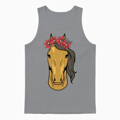 She Is Horse Unisex Tank Top - Sport Grey