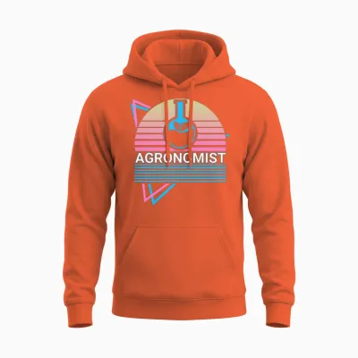 Agronomist Agronomy Retro Unisex Hoodie - Orange