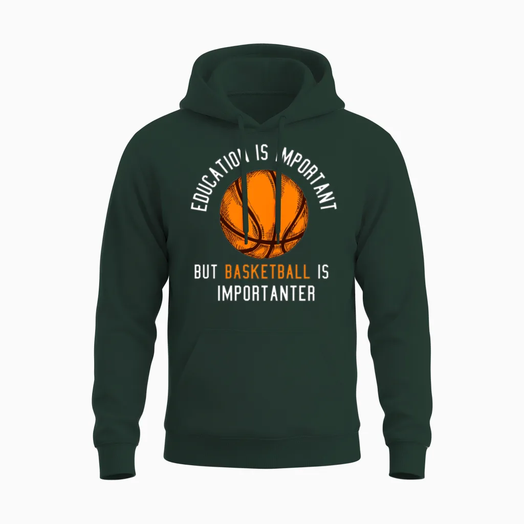 Funny Basketball for Teen Boys 10 12 Unisex Hoodie in Forest