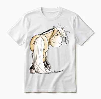 Funny Norwegian Fjord Horse Unisex T-Shirt - White