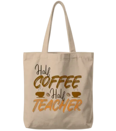 Funny Teacher,cool Teacher Coffee Lover Tote Bags - Natural