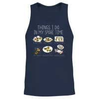 Funny Trumpet Player Gift Jazz Music Men Trumpet Unisex Tank Top - Navy – 2