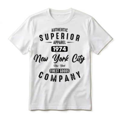 New York City Born in 1974 Vintage Birthday Unisex T-Shirt - White