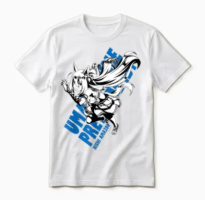 Umamusume: Pretty Derby Hishi Amazon Unisex T-Shirt - White