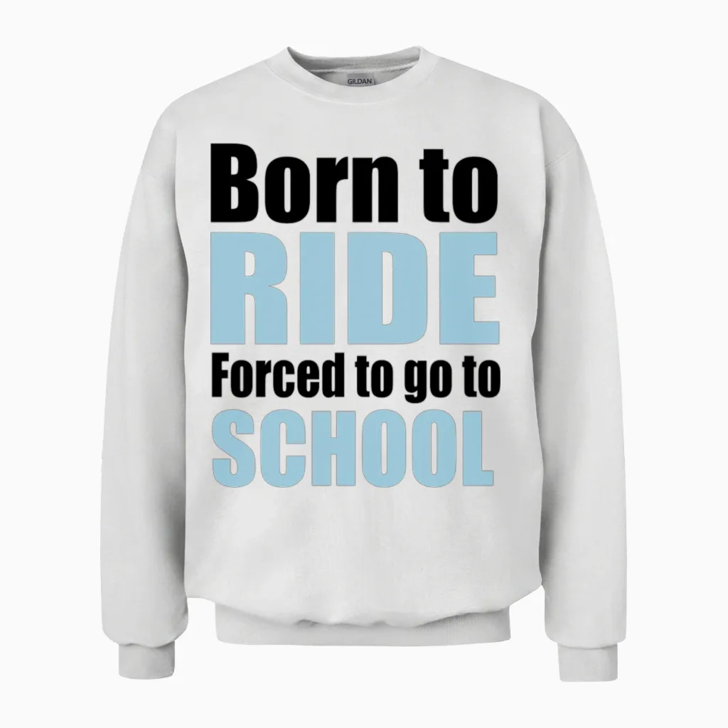 Horse Lovers Gift Unisex Sweatshirt in White