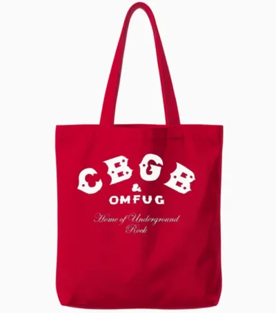 Cbgb Tote Bags - Red