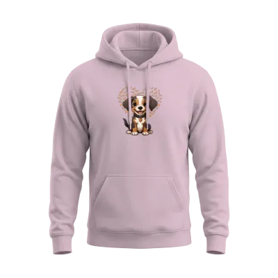 Dog Lover Unisex Hoodie - Light Pink
