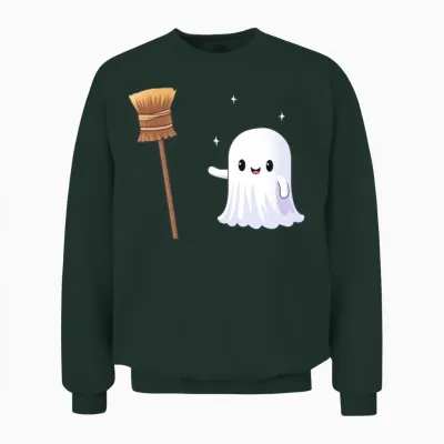 Funny Ghost Unisex Sweatshirt - Forest