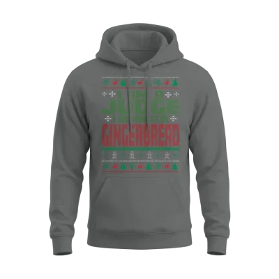 Judge Christmas Saying Unisex Hoodie - Graphite Heather