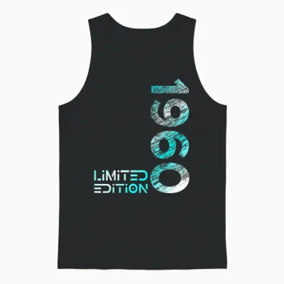 66. Geburtstag Limited Edition Jahrgang 1960 Mann Frau Unisex Tank Top - Black