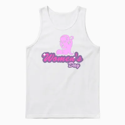 Women's Day Unisex Tank Top - White