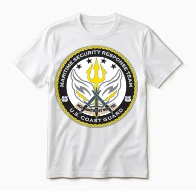 Maritime Security Response Team (u.s. Coast Guard) Unisex T-Shirt - White