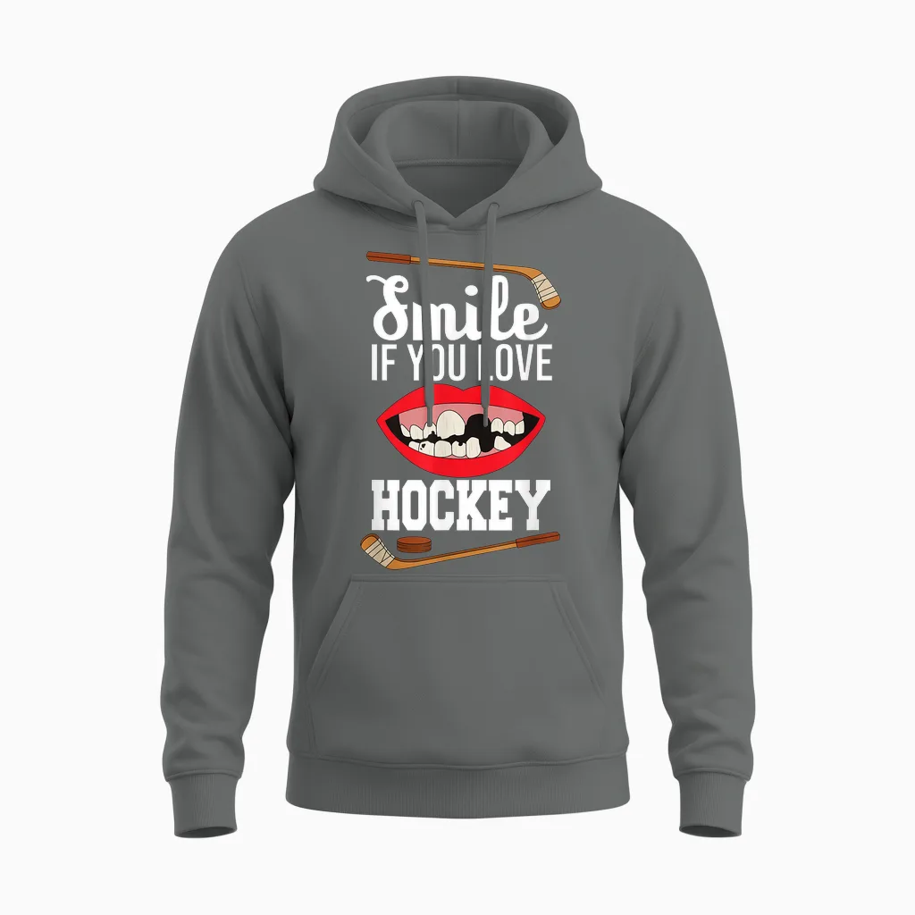 Lustig - Eishockey - Eishockey - Sport - Profisport Unisex Hoodie in Graphite Heather