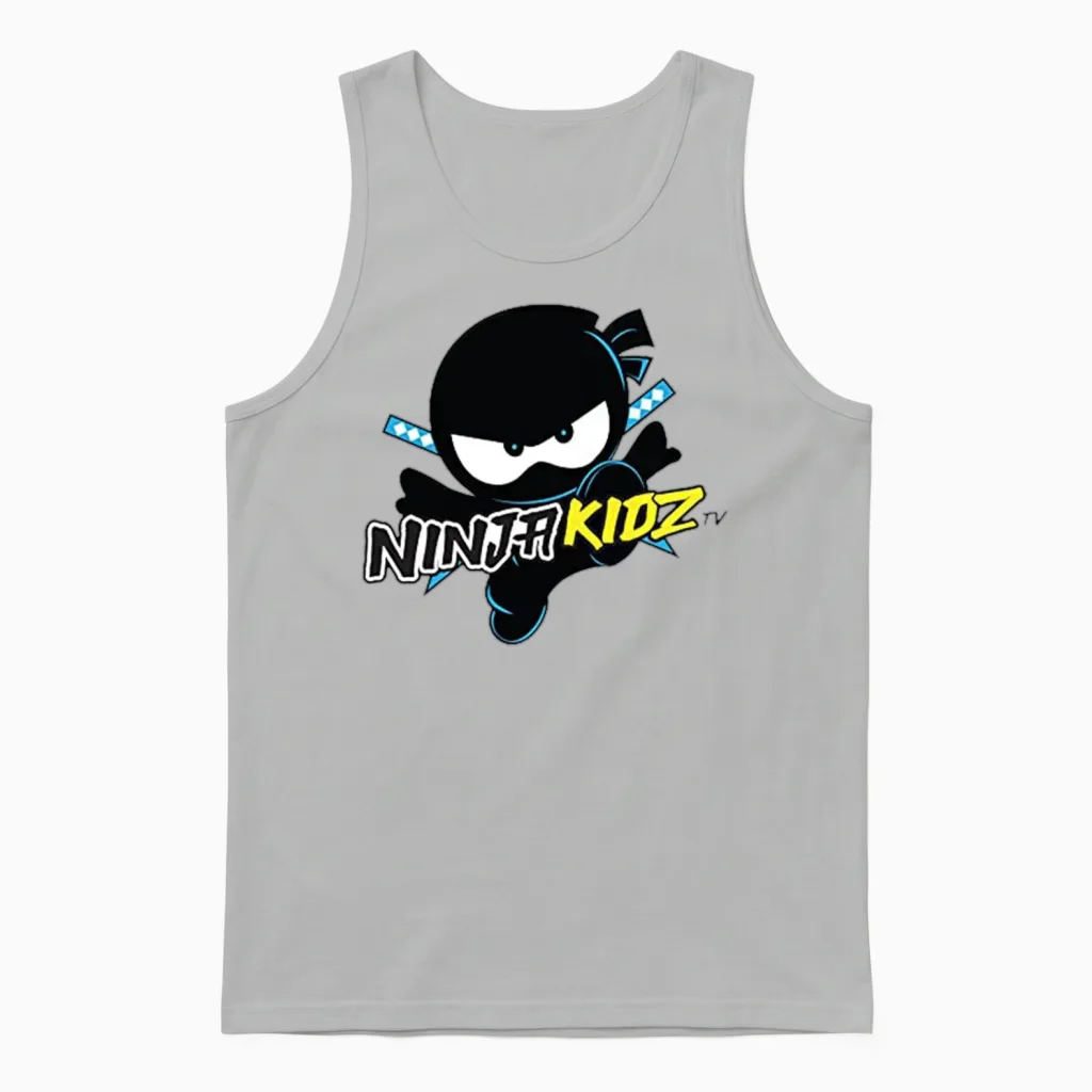 Ninja Kidz Unisex Tank Top in Ash