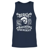 Bernie Sanders Unisex Tank Top - Navy – 2