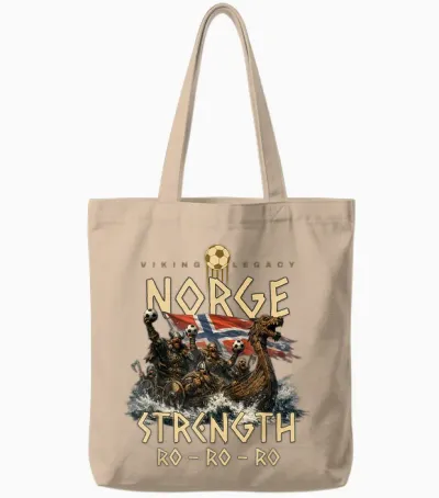 Ro Ro Ro Norwegen Flagge Viking Legacy Wikinger Trikot Tote Bags - Natural