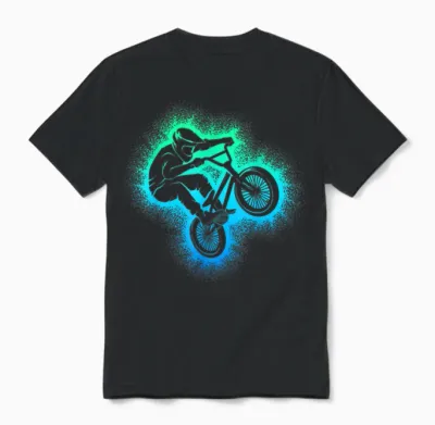 Bmx Kids Boys T-Shirt, Black, S Unisex T-Shirt - Black