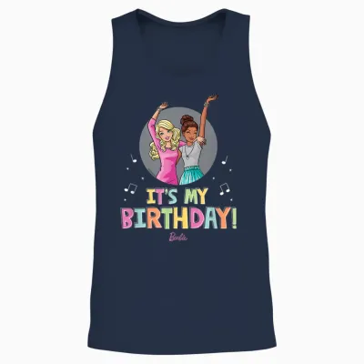 Barbie - Es Ist Mein Geburtstag Unisex Tank Top - Navy