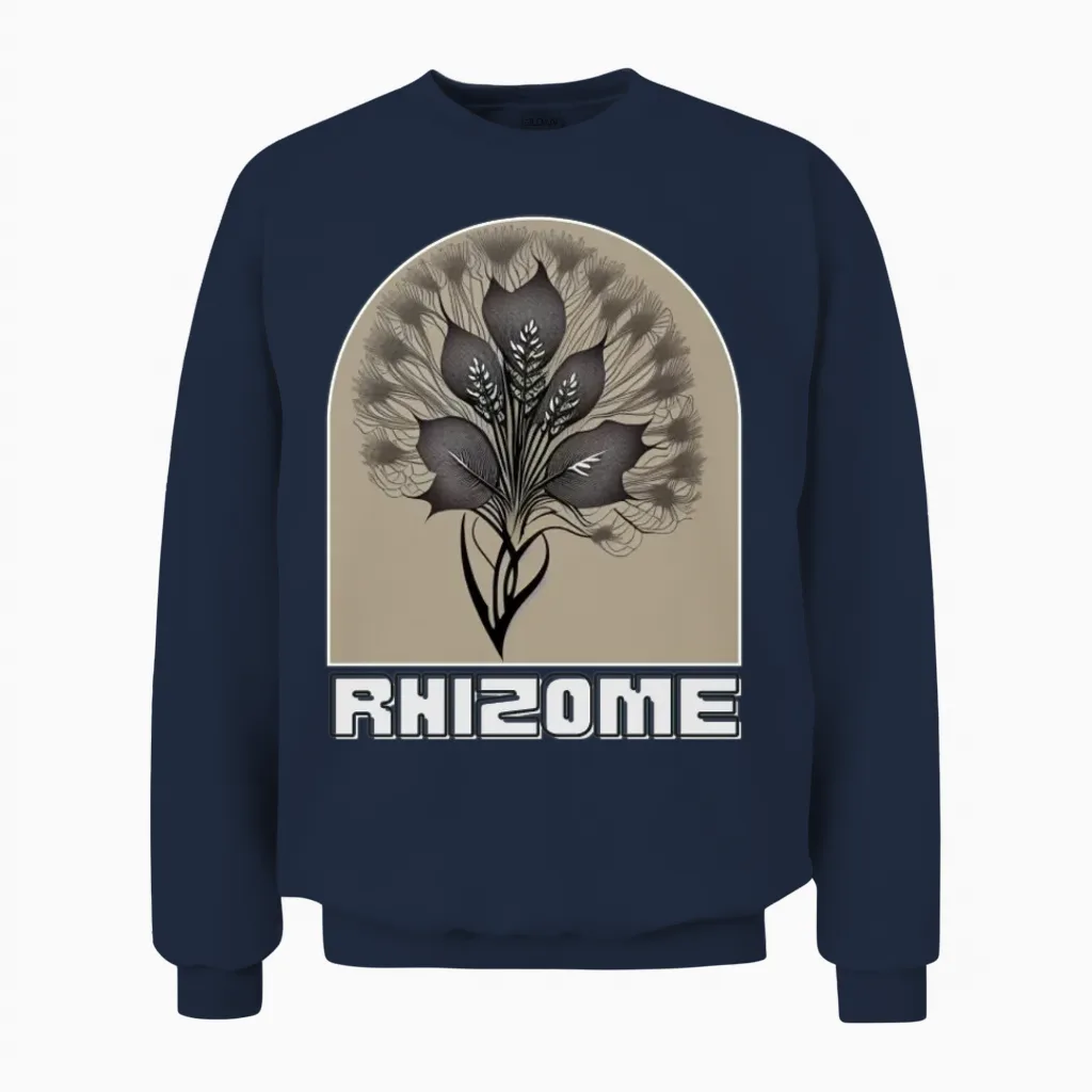 Nature Beauty Hiking & Outdoors Gift Unisex Sweatshirt in Navy