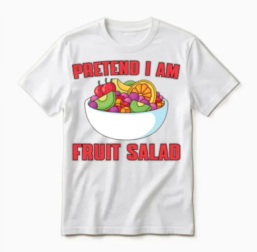 Funny Fruit Salad Lovers Outfit Unisex T-Shirt in White