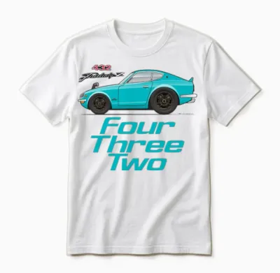 Four Light Blue Unisex T-Shirt - White