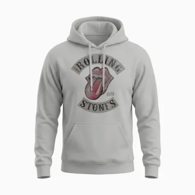Official the Rolling Stones Tour 78 Rock Music Band Unisex Hoodie - Ash