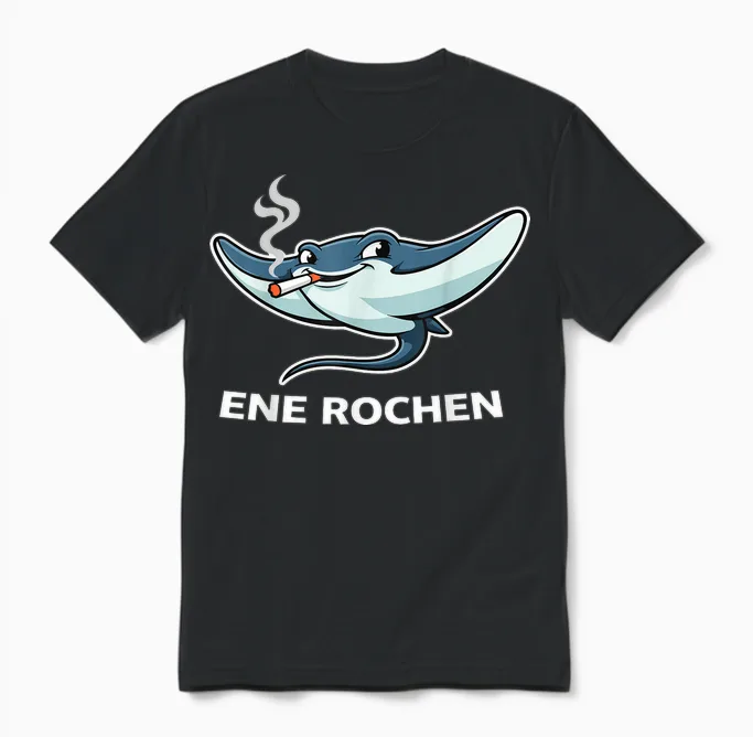 Ene Rochen Unisex T-Shirt in Black