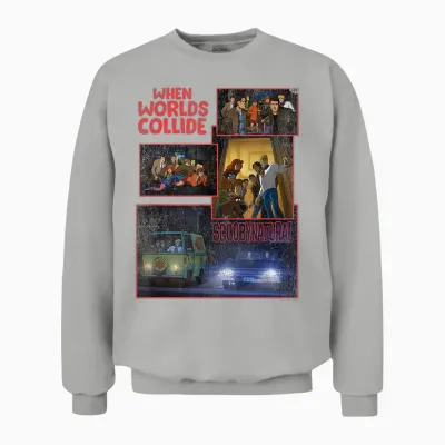 Scooby-Doo Scoobynatural When Worlds Collide Unisex Sweatshirt - Ash