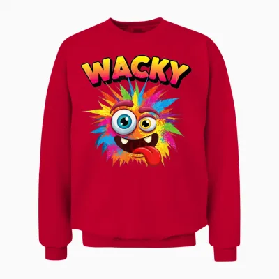Wacky Outfit Unisex Sweatshirt - Red