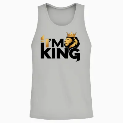 I'm King Unisex Tank Top - Ash
