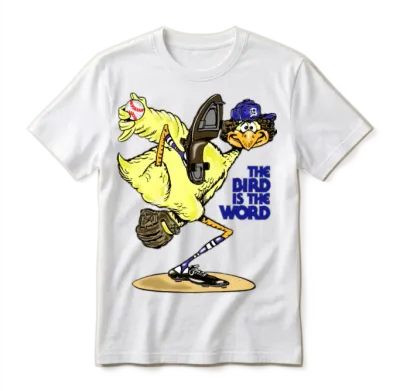 The Bird Is the Word Unisex T-Shirt - White