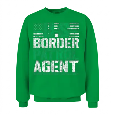 Us Border Patrol Agent Unisex Sweatshirt - Irish Green