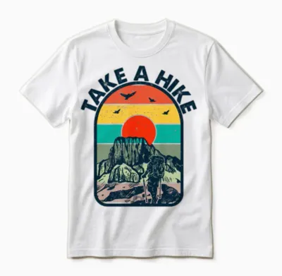 Take a Hike Unisex T-Shirt - White