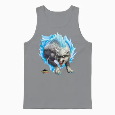 Schleich® Eldrador® Creatures Snow Wolf Unisex Tank Top - Sport Grey