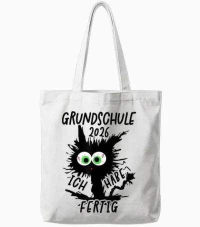 Grundschule 2026 Ich Habe Fertig Grundschule Geschafft 2026 Tote Bags - White