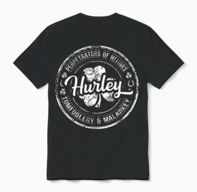 Hurley Irish Family Name Unisex T-Shirt - Black