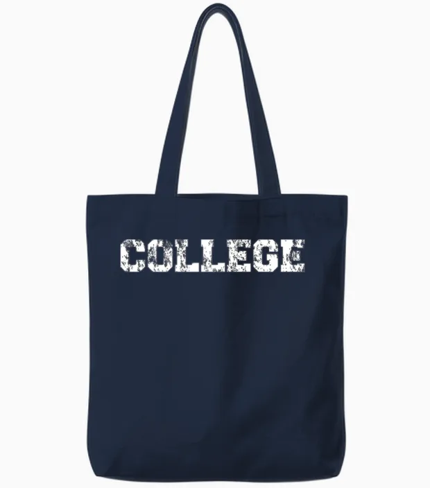 Animal House College Tote Bags in Navy