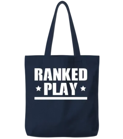 Ranked Play Game Battle War Tote Bags - Navy