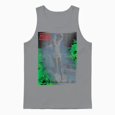 Muse Showbiz Glow T-Shirt, Grey, S Unisex Tank Top - Sport Grey