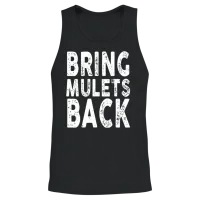 Bring Mullets Back Party Funny Country Concert Unisex Tank Top - Black – 2