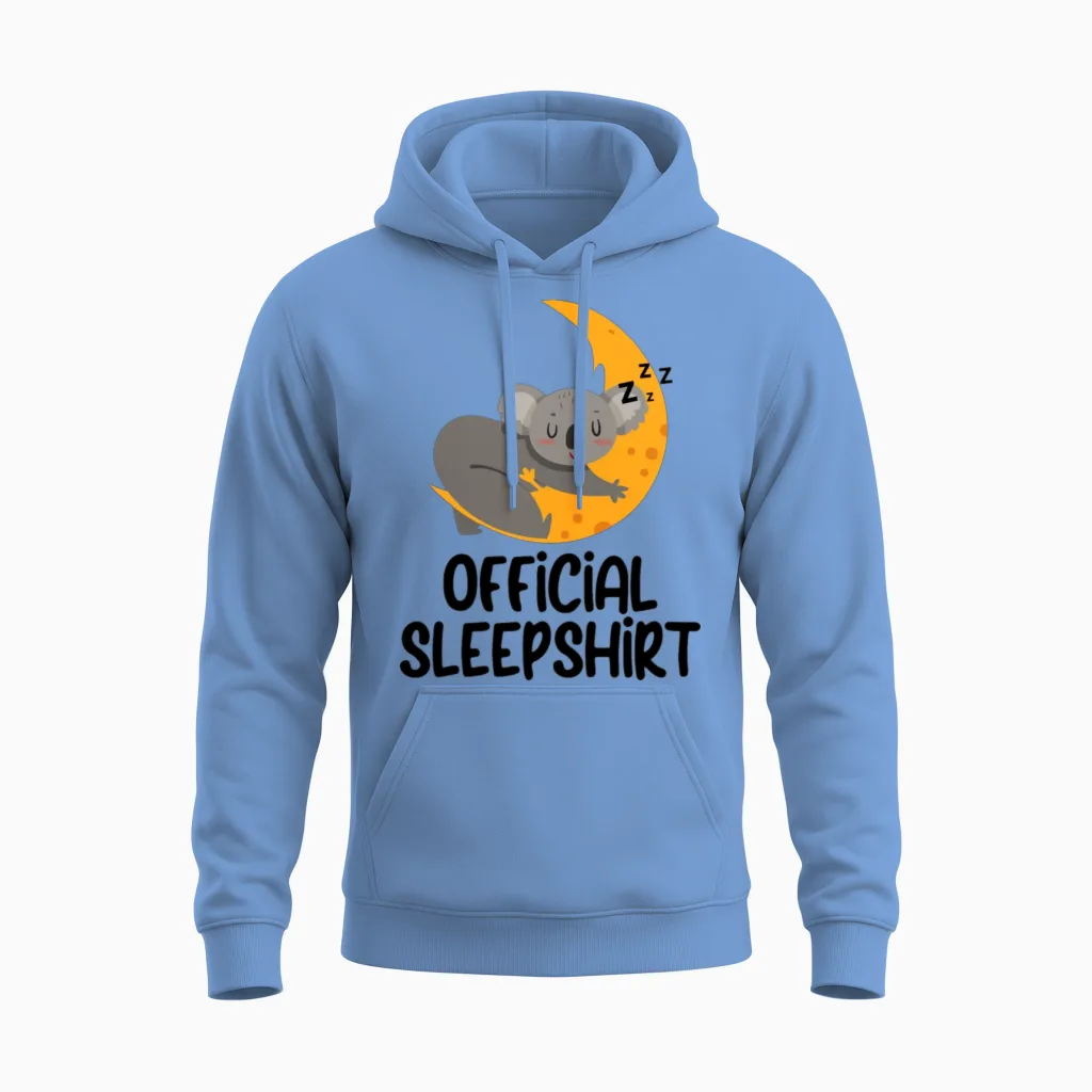 Funny Animal Shirt Funny Picture Unisex Hoodie in Carolina Blue